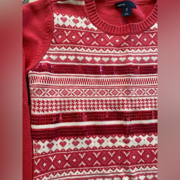 GAP Festive Winter Sweater - Girls 8 Years Old - Picture 2 of 3